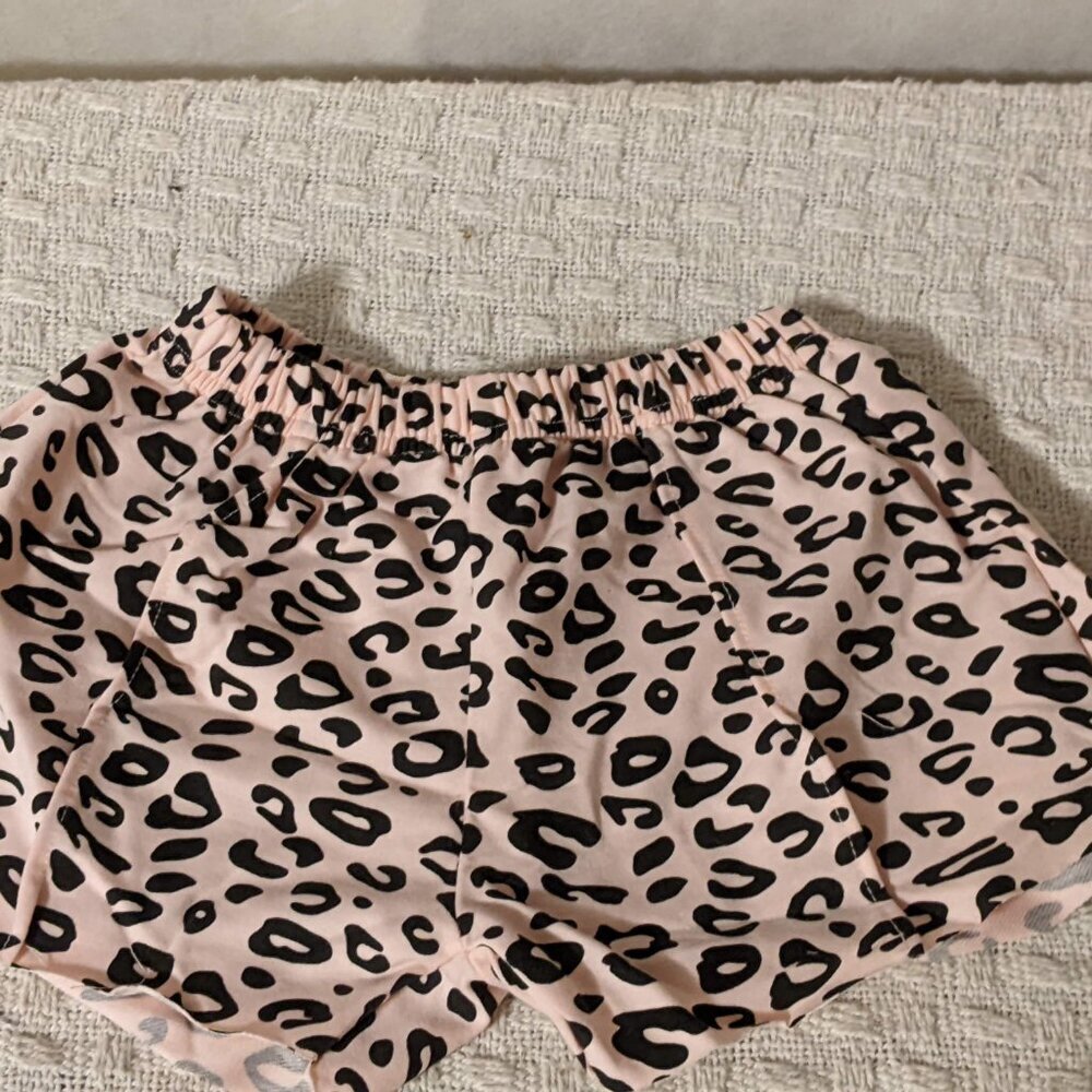 Pink Leopard Print Set, Size 6-7 - Picture 2 of 3